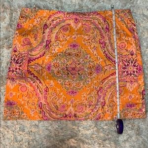 J Crew Cotton Stretch Skirt